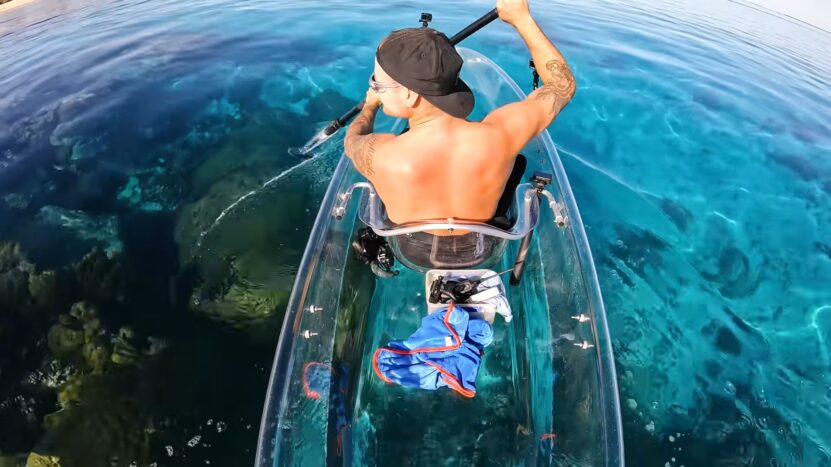 Transparent Kayak